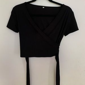 womens cropped shirt